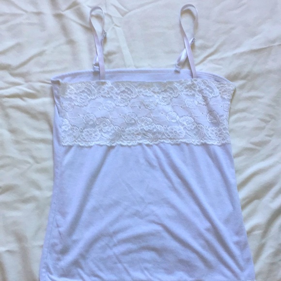 Tops - Vintage/Y2k laced Floral/heart designed Tank- Size S